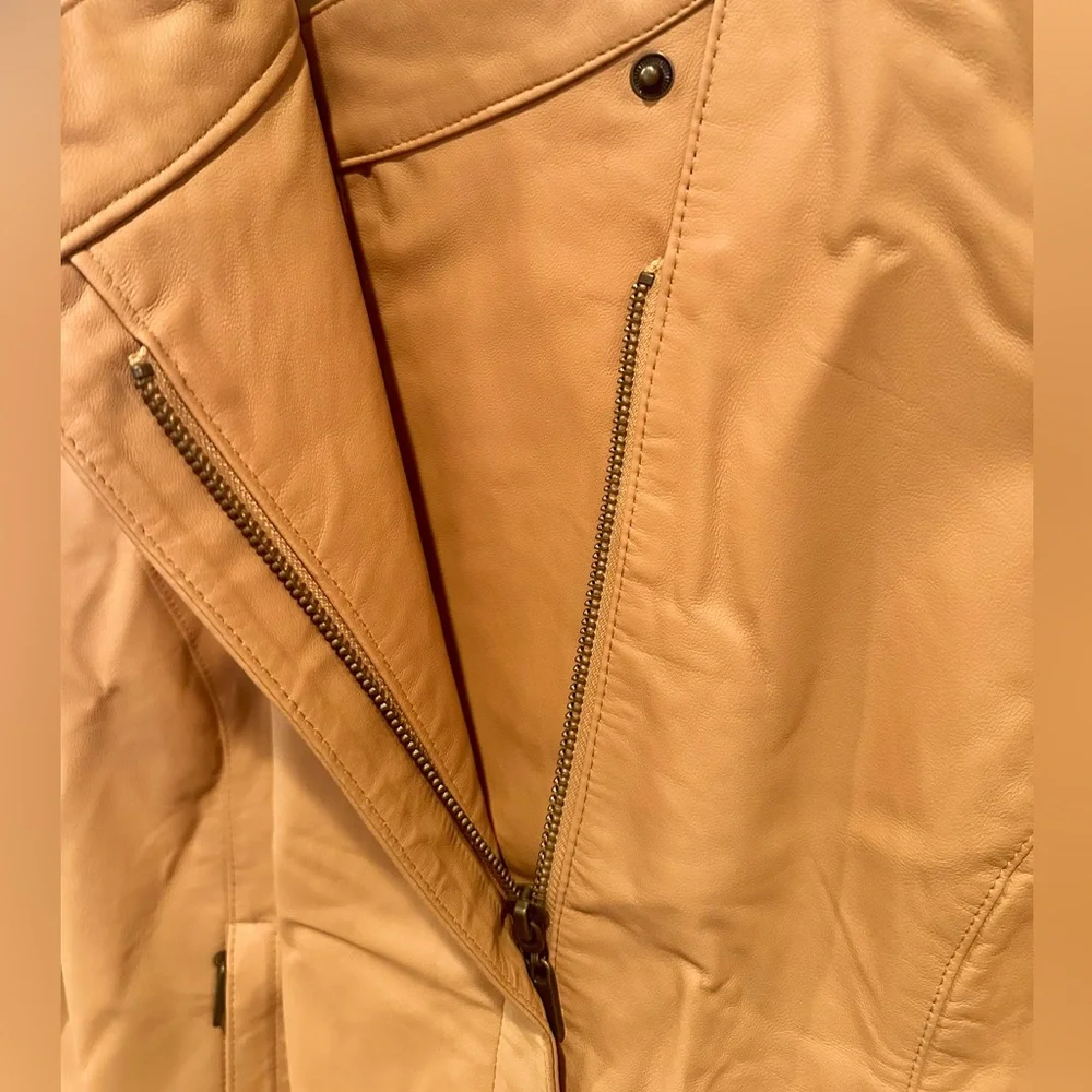 NWT J. McLaughlin Robario Lamb Napa Leather Jacket - Picture 9 of 11